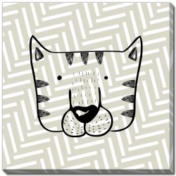 Safari Tiger Chevron