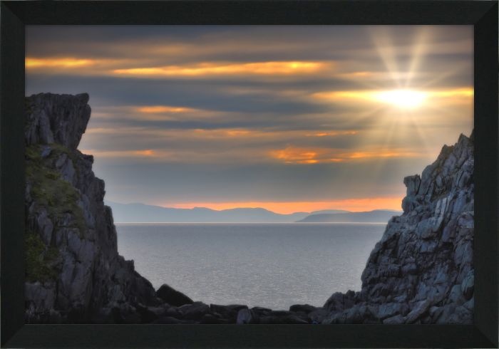 Golden Light Rugged Coastline Harbour 2