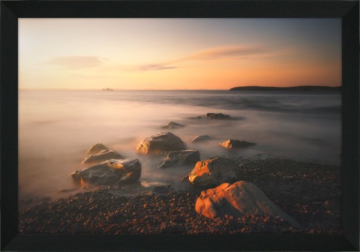 Ocean Gold Rocks Gold Sky 2