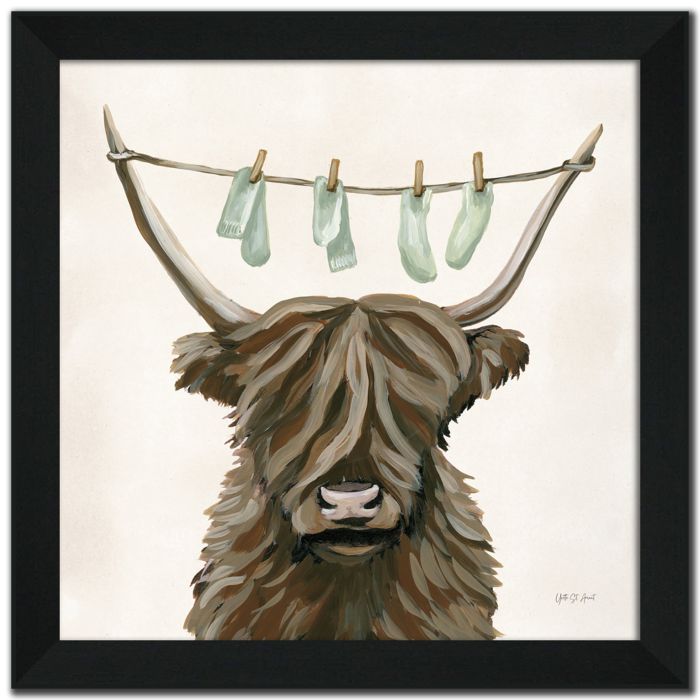 Highland Cow Clothesline
