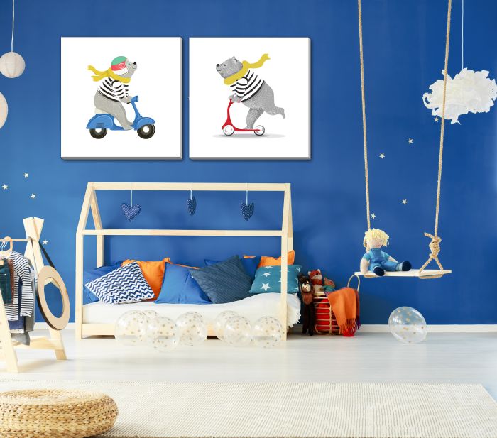 Bear On Scooter 1