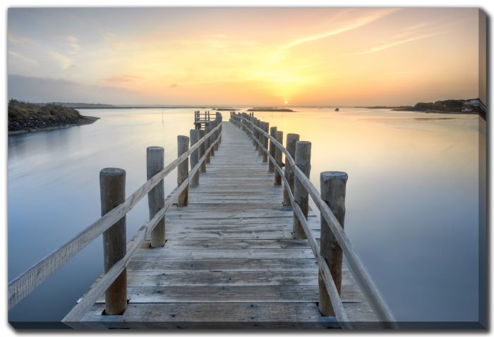 Morning Sunrise Over Dock