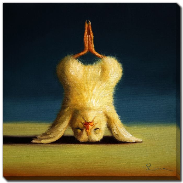 Yoga Chick Lotus Headstand