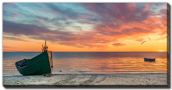 Anchored Fishing Boats