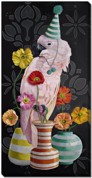 Bird on Vases