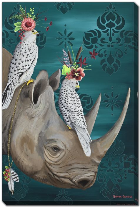 Rhino and Falcons