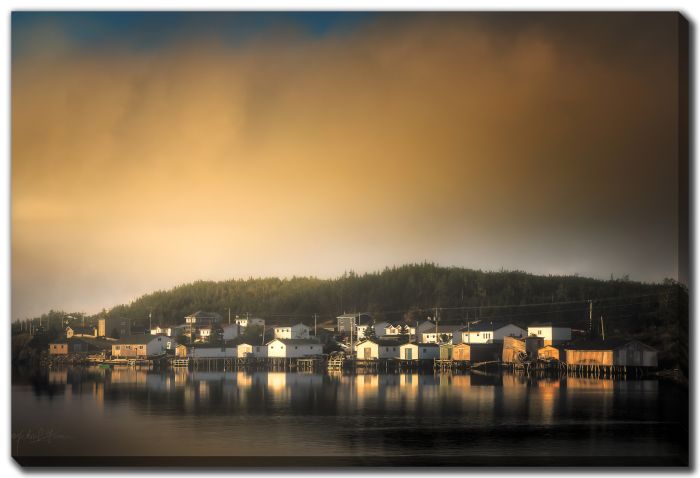 Rising Sun Morning Fog