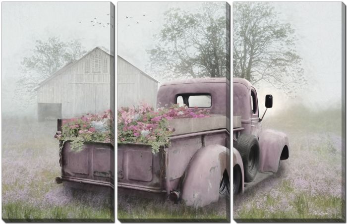 Pink Flower Truck