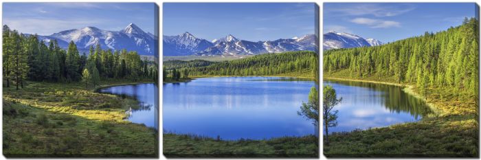 Lake And Mountain Range