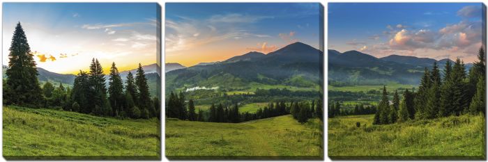 Landscape With Sunset