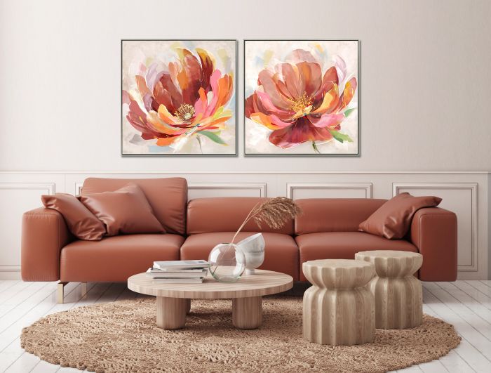 Coral Bloom Set of 2