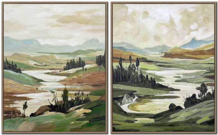 Rolling Hills Set of 2