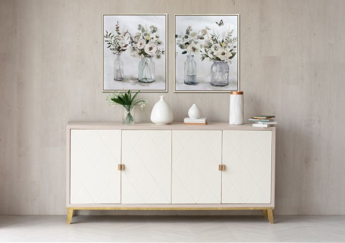 Blossoms in Vessels Set of 2