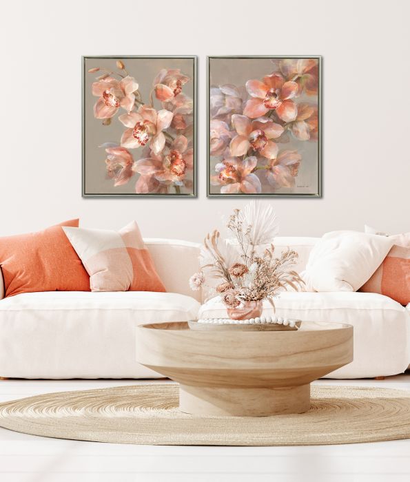 Delicate Orchid Set of 2
