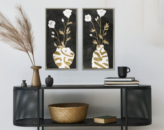 Golden Vase Set of 2