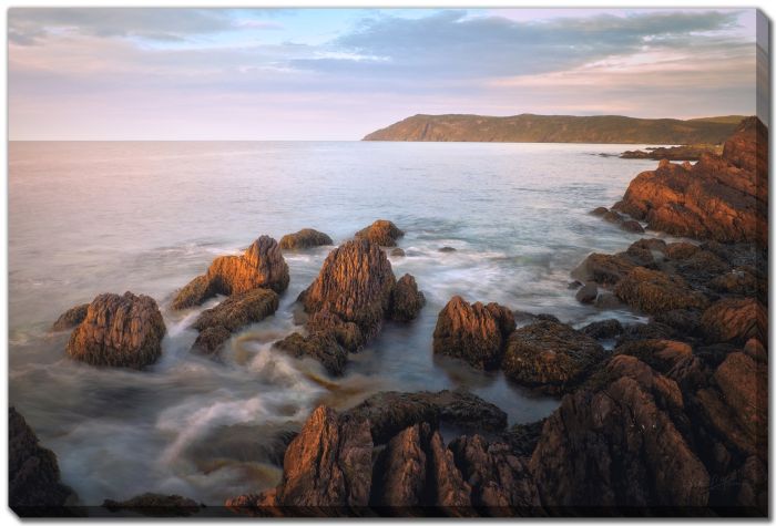 Rippled Rocks Seascape 